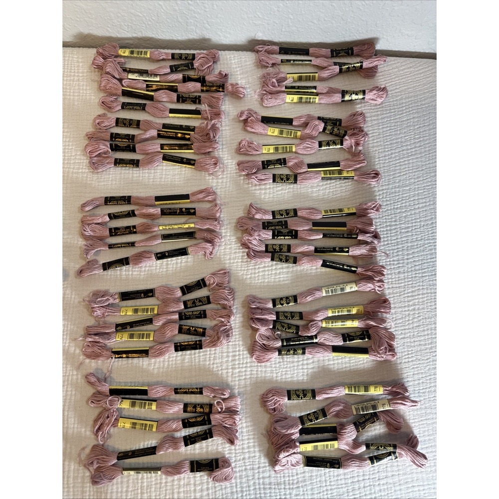 DMC Embroidery Floss Lot Of 50 Skiens 778 light dusty rose